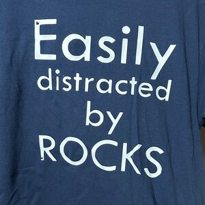 Gildan Kids Shirt - Blue with White Text